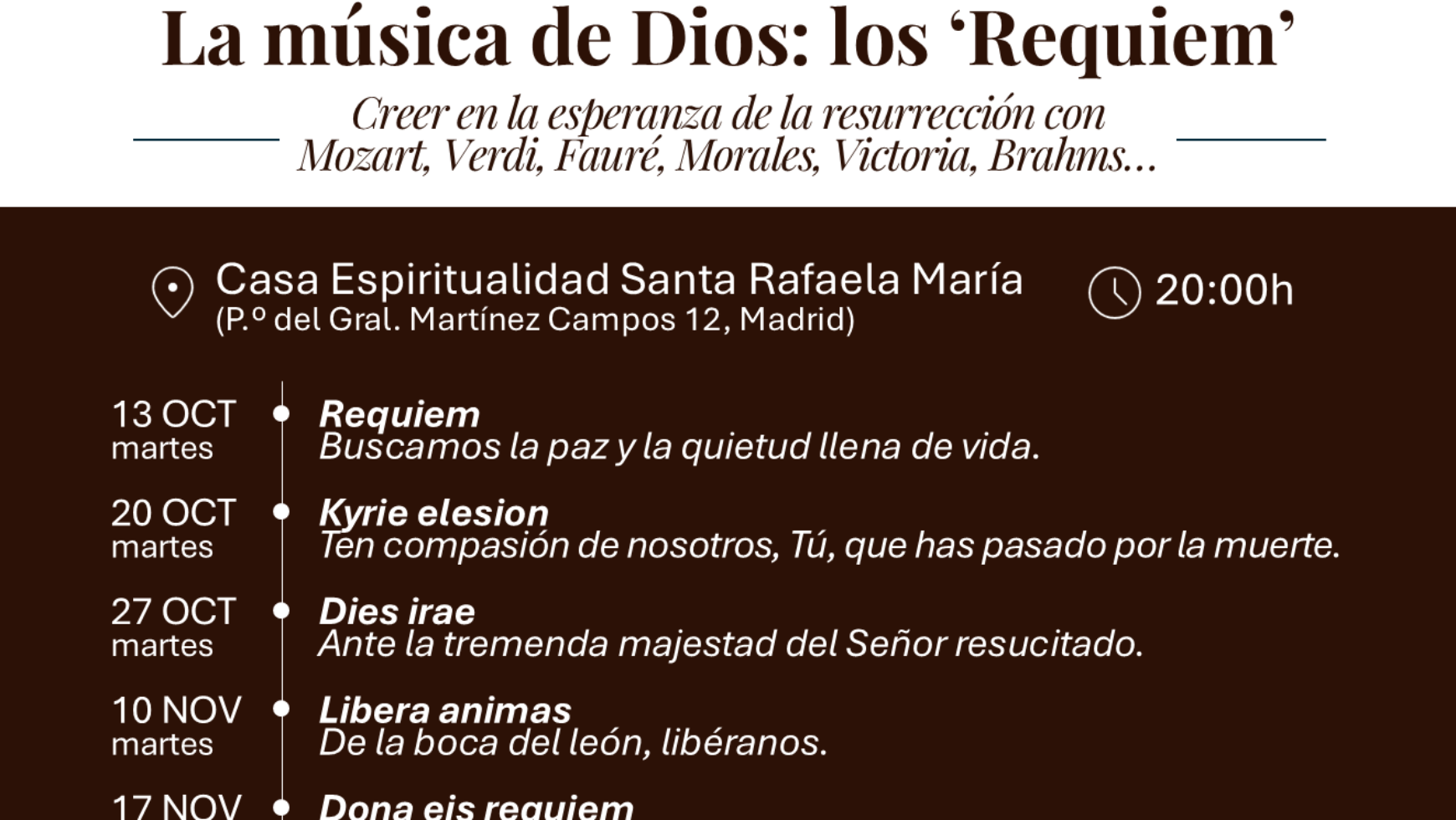 LA MÚSICA DE DIOS: LOS ‘REQUIEM’